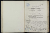 Alluy : actes d'état civil.