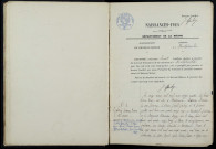 Montsauche-les-Settons : actes d'état civil.