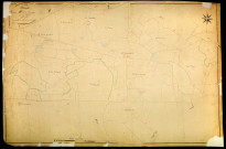 Moux-en-Morvan, cadastre ancien : plan parcellaire de la section B dite de Chevigny, feuille 8