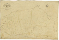 Mont-et-Marré, cadastre ancien : plan parcellaire de la section A dite du Mont, feuille 1