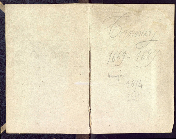 Tannay : registres paroissiaux.