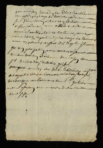 Terre, justice et seigneurie de Verneuil appartenant à Guillaume Babutte, héritier d'Edme de Fontenay : terrier.