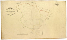 Fourchambault, cadastre ancien : plan parcellaire de la section K dite des Prairies des Roses, feuilles 2 et 3