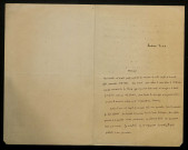 IMBART DE LA TOUR (Pierre), historien (1860-1925) : 1 lettre.