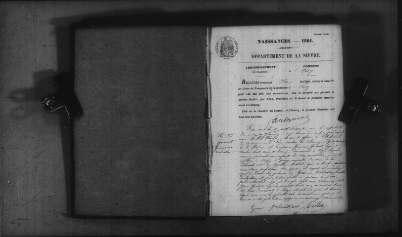 Oisy : actes d'état civil.