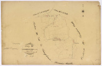 Cercy-la-Tour, cadastre ancien : plan parcellaire de la section H dite de Champlevois, feuille 2