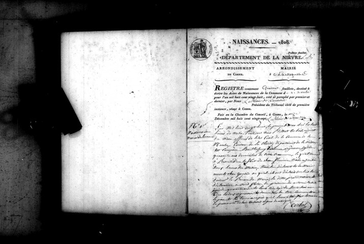 La Marche : actes d'état civil.