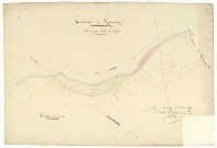 Lamenay-sur-Loire, cadastre ancien : plan parcellaire de la section A dite du Bourg, feuille 2, annexe 1