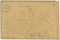 Marigny-sur-Yonne, cadastre ancien : plan parcellaire de la section A dite des Baons, feuille 1