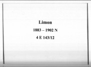 Limon : actes d'état civil (naissances).