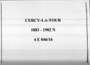 Cercy-la-Tour : actes d'état civil (naissances).