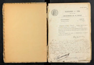 Luzy : actes d'état civil.