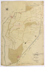 Beaumont-la-Ferrière, cadastre ancien : plan parcellaire de la section B dite de Beaumont, feuille 1