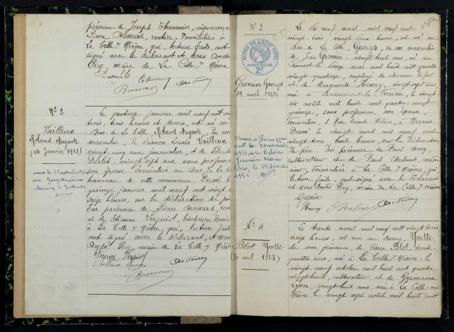 La Celle-sur-Nièvre : actes d'état civil.