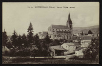 MONTREUILLON (Nièvre) – 813 bis – Vue sur L’Église