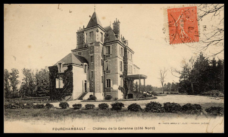 FOURCHAMBAULT – Château de La Garenne (côté Nord)