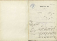 Tracy-sur-Loire : actes d'état civil.