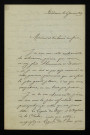 Barrier des Graviers, écrivain à Bordeaux : 3 lettres, manuscrits.