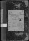 Bureau de Nevers, classe 1886 : fiches matricules n° 1496 à 1995