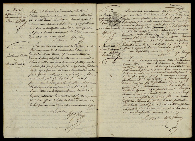 Saint-Hilaire-en-Morvan : actes d'état civil.