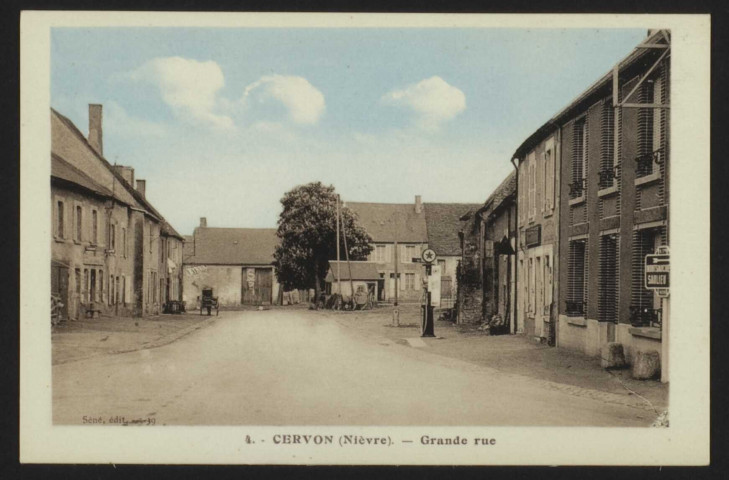CERVON (Nièvre) – 4. Grande rue