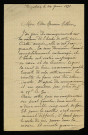 BERNARD (Jacques), ouvrier à Guérigny (Nièvre) : 1 lettre.