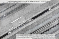 Schéma principe, front montant 30°, coupe longitudinale, n°2.