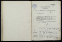 Millay : actes d'état civil.