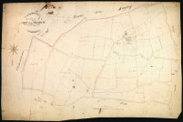 Saint-Parize-le-Châtel, cadastre ancien : plan parcellaire de la section A dite de Chéron et la Chasseigne, feuille 1