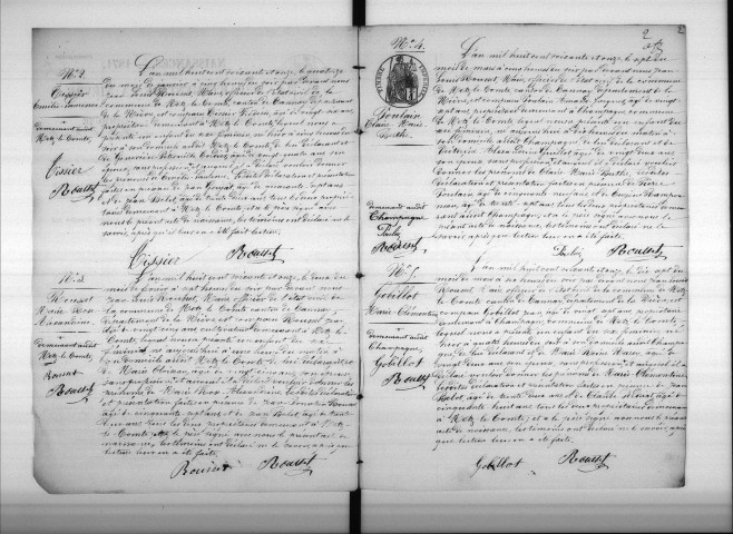 Metz-le-Comte : actes d'état civil.