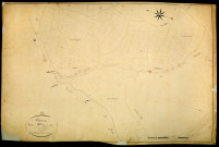Moux-en-Morvan, cadastre ancien : plan parcellaire de la section G dite de Goix, feuille 3