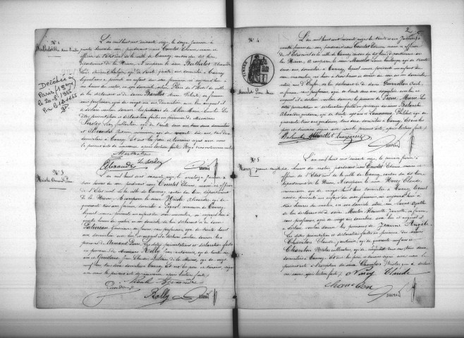 Tannay : actes d'état civil.