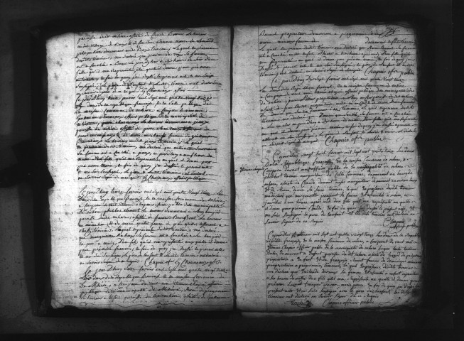 Mhère : actes d'état civil.