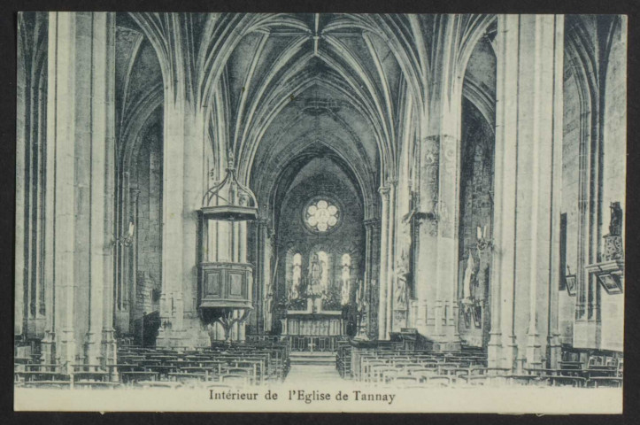 TANNAY – Intérieur de l’Église de Tannay