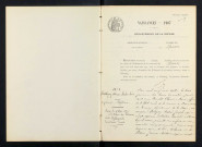 Nuars : actes d'état civil.