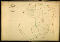 Onlay, cadastre ancien : plan parcellaire de la section B dite du Bourg, feuille 1