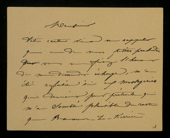 GERVAIS (Eugène), peintre : 6 lettres, 1 carte postale illustrée, dessin.