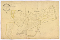 Châteauneuf-Val-de-Bargis, cadastre ancien : plan parcellaire de la section D dite de Fonfaye, feuille 3
