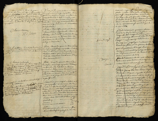 Pièce 4. - Fief d'Azy : extrait du terrier passé devant le notaire Rossignol.