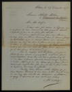 SULZER (Henri), poète au Havre (Seine-Maritime) (né en 1849) : 1 lettre.