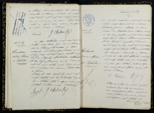 Asnan : actes d'état civil.