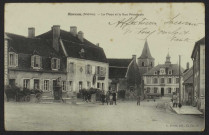 RAVEAU (Nièvre) – La Place et la Rue Principale
