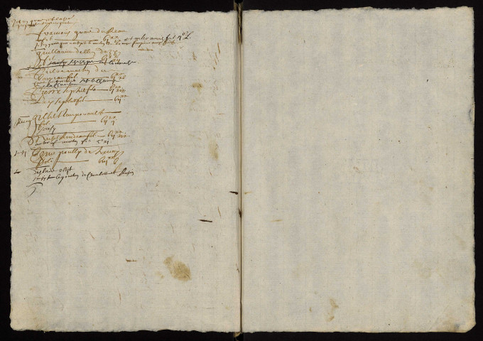 Fief de La Ferté-Chauderon ayant son siège à Langeron : terrier.