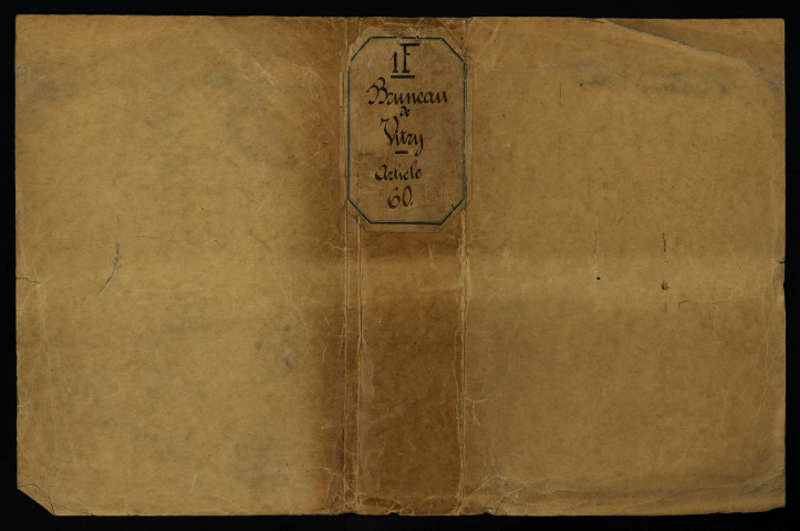 Terrier de la seigneurie de Vitry, pour Bénigne de Granson, tant en son nom qu'en qualité de baillistre de François dé Vienne, son fils, dressé par Antoine Jehannet et Benoît Picault, notaires en la chancellerie de Bourbon-Lancy, avec table nominative par lieux.