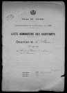 Nevers, Quartier de la Barre, 2e section : recensement de 1926