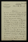 BOUTERON (Marcel), bibliothécaire de l'Institut de France (né en 1877) : 2 lettres.
