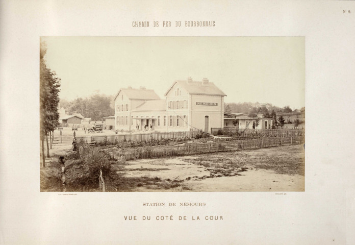 Chemin de fer du Bourbonnais Moret-Nevers-Vichy 1860-1863