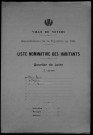 Nevers, Quartier de Loire, 2e section : recensement de 1911