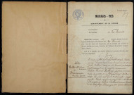 La Fermeté : actes d'état civil.