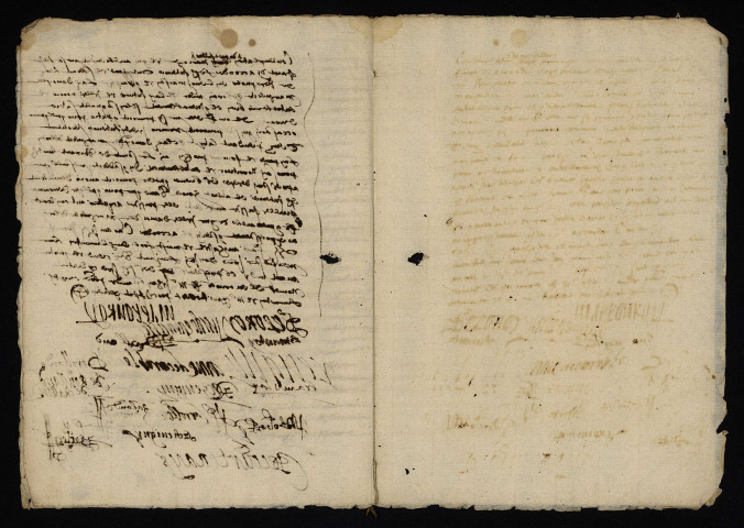 Mariage de Balthazard de Rolland, maître d'hôtel du duc de Nevers, et d'Anne de Carroble fille du seigneur de Chassy (commune d'Ourouër).